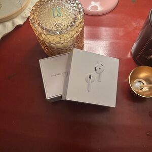 NIB but opened Apple AirPods 4th Gen w Charging Case - Compact Bluetooth Earbuds